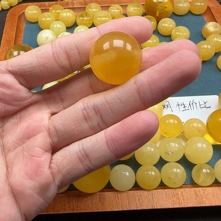 大***满蜜蜡未镶嵌珠宝奇石天然分单124