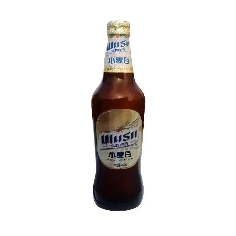 乌苏小麦白啤酒465ml啤酒同城送