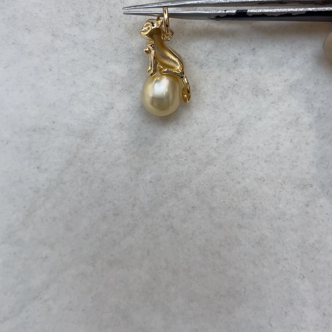 吊坠(不含链)海水珍珠银S925镶嵌