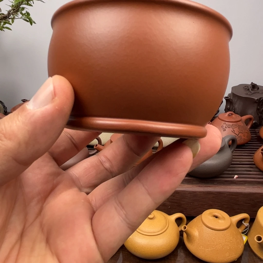 茶壶紫砂朱泥主人杯