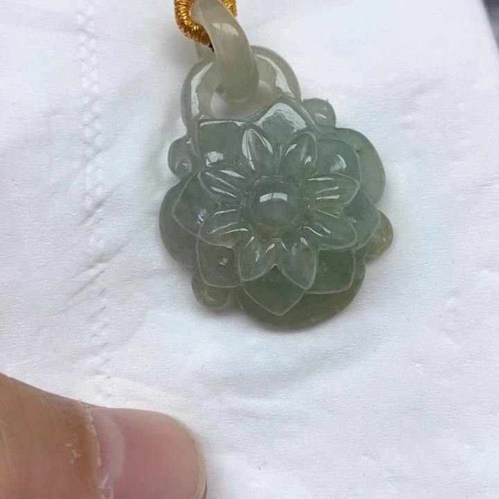 翡翠未镶嵌颈饰天然缅甸翡翠