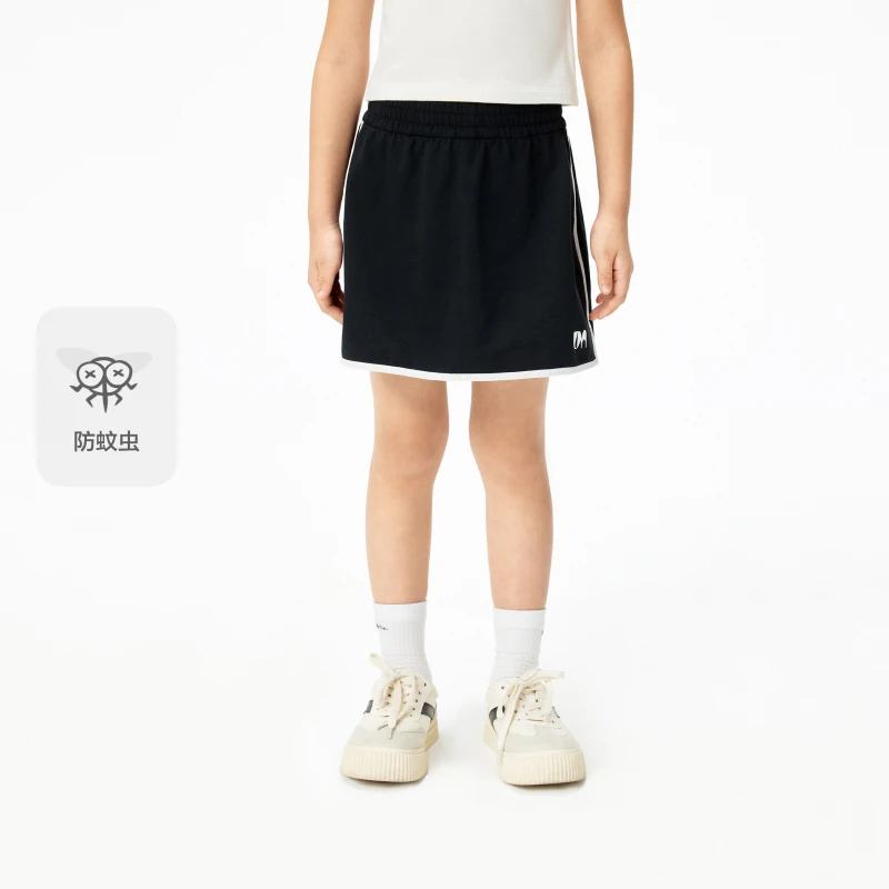littlemoco童装25夏装新款女童防蚊虫短款半身短裙子#KBE2SKTT04