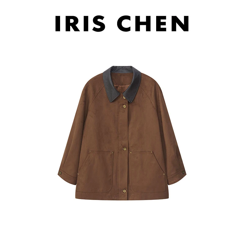 【现货】IRIS CHEN 冒险家 2025秋季“夹克复古”时尚潮流气质外套