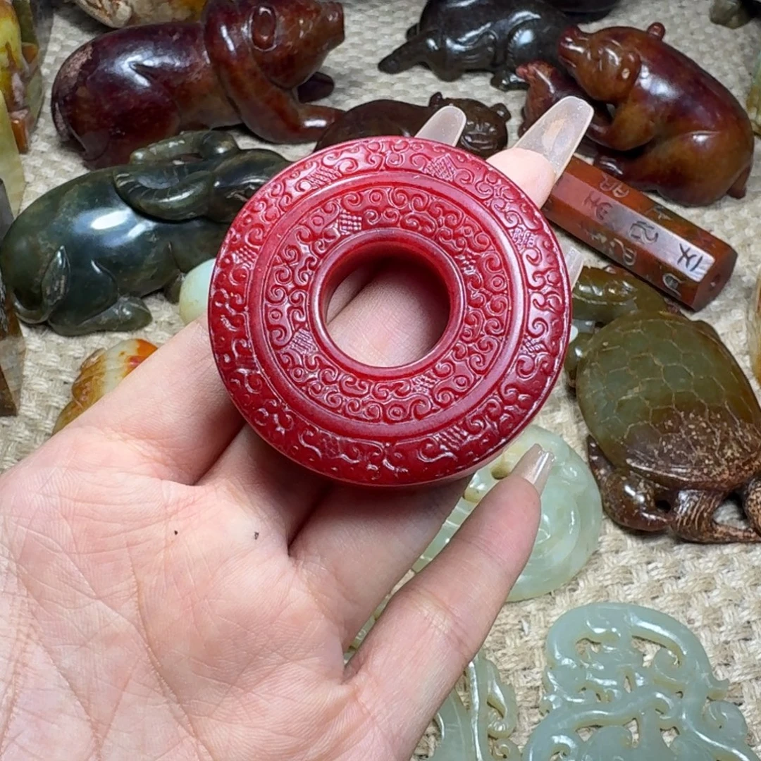 h***g白玉菩提吊坠挂件