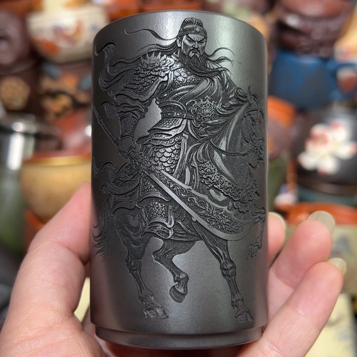 紫砂茶杯宜兴紫砂主人杯