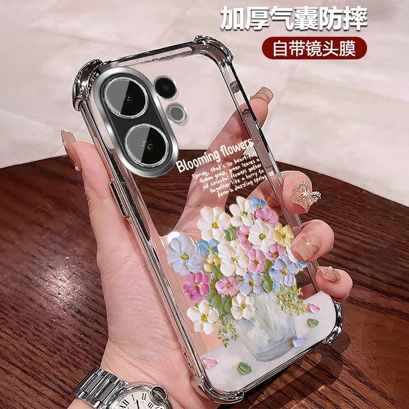 田园风适用vivos30promini手机壳透明四角防摔s30硅胶自带镜头膜