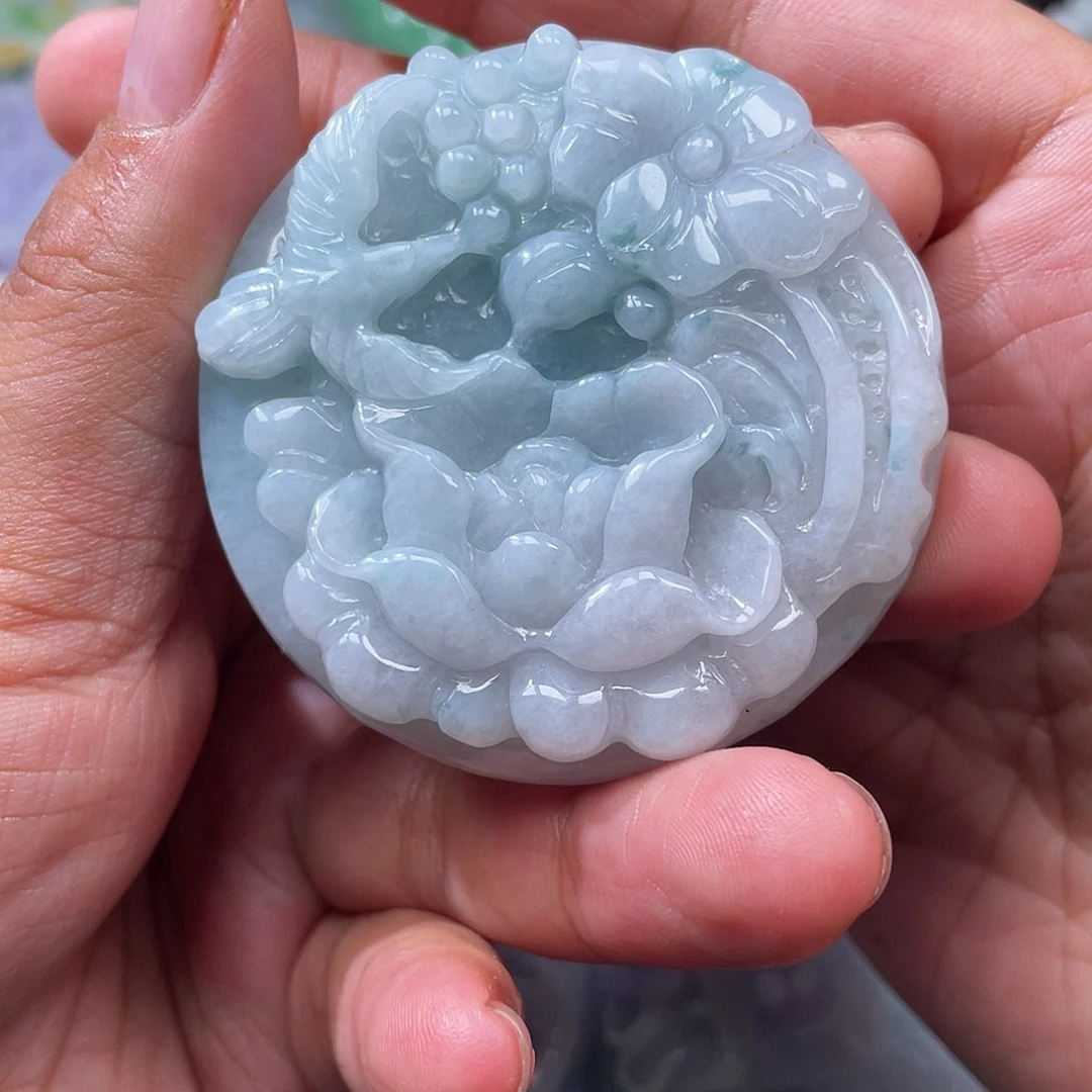 颈饰未镶嵌翡翠翡玉缘翡翠