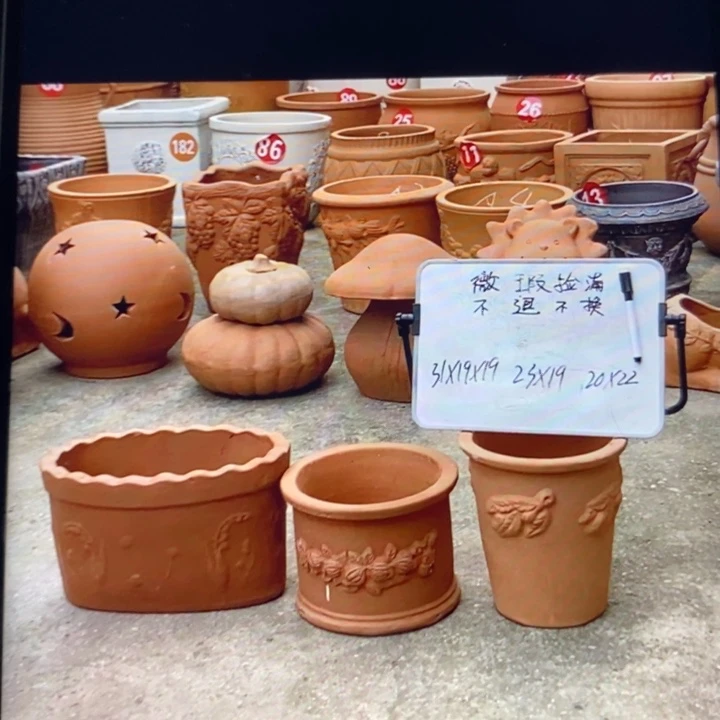 微瑕捡漏3个红陶