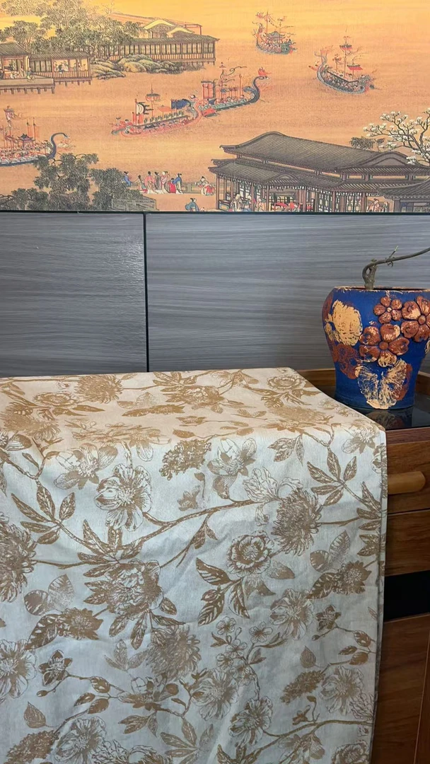 【DADONG·金枝映月】230*250麻轻奢多功能床单可机洗