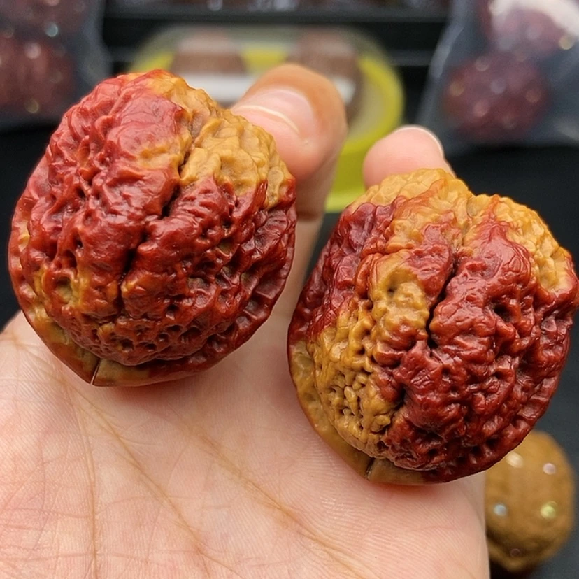 【闪购商品】把件文玩核桃40尺老蟾头