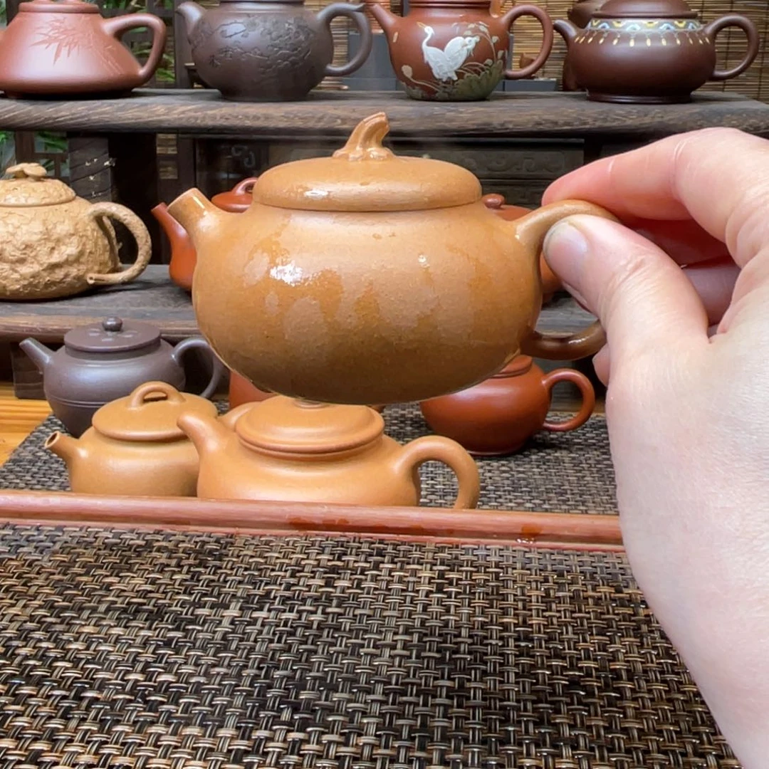 茶壶紫砂宜兴原矿紫砂手工制120