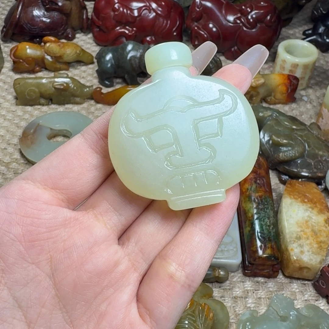 白玉菩提吊坠挂件