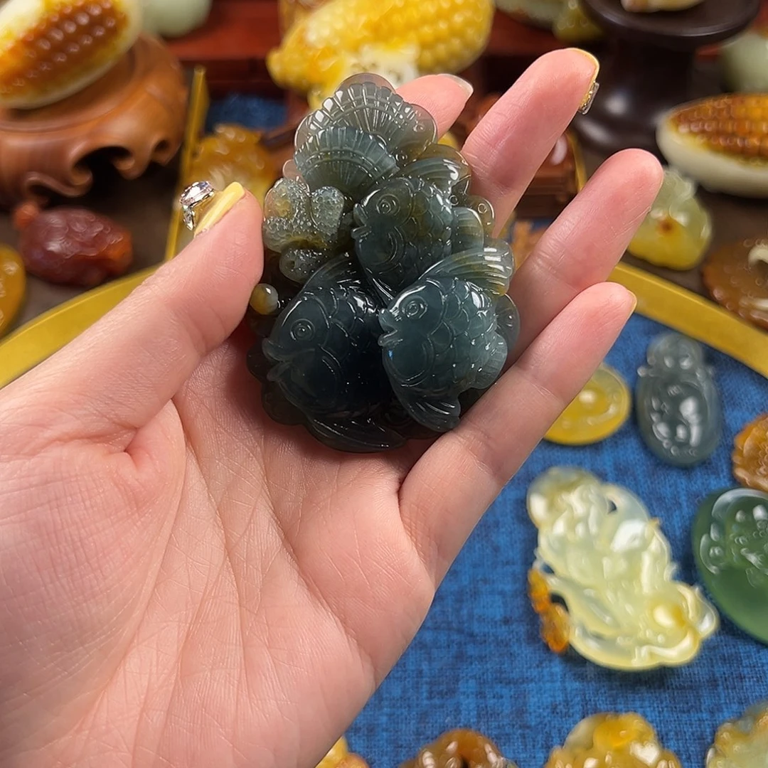 蛇纹石玉合金手链红*果