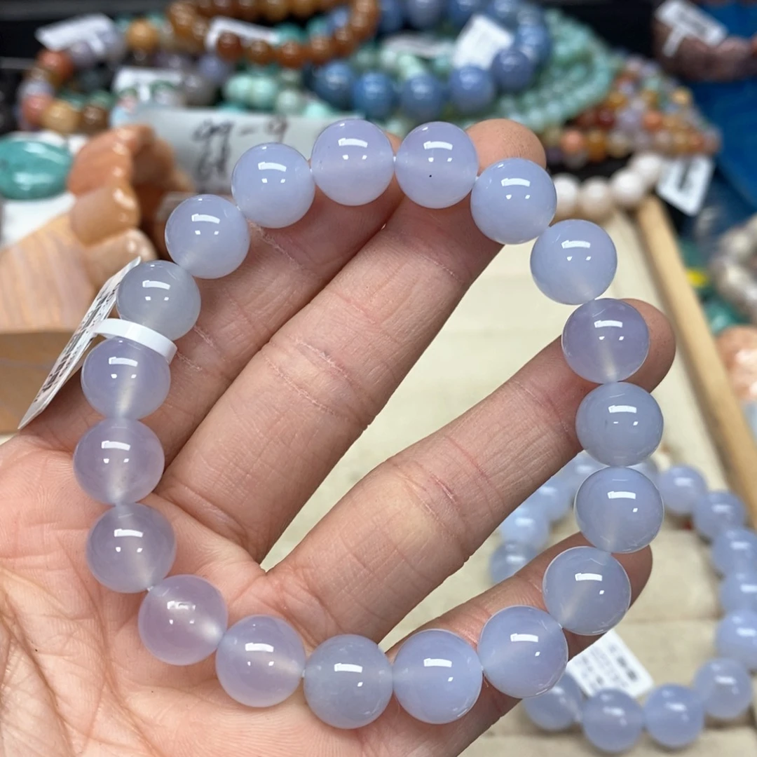 硅化珊瑚（珊瑚玉）手链未镶嵌墨*影076