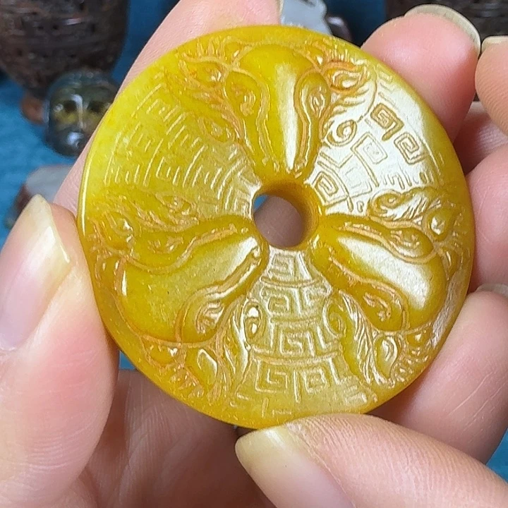 和田玉（糖玉）未镶嵌挂件