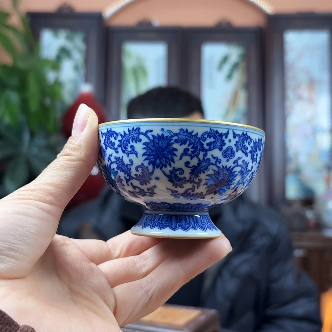 陶摆件景德镇陶瓷手工杯子