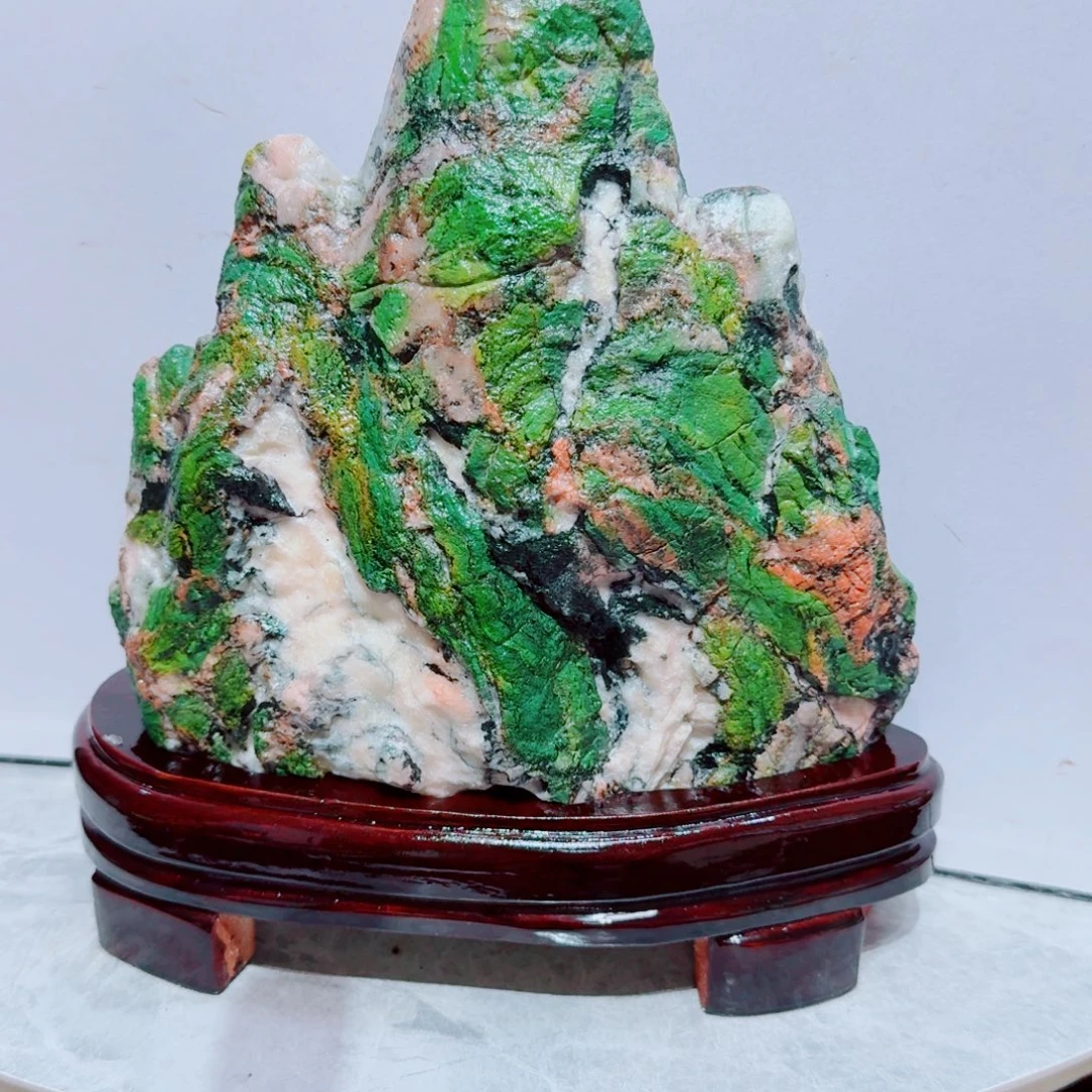 虾****石材七彩石精品摆件