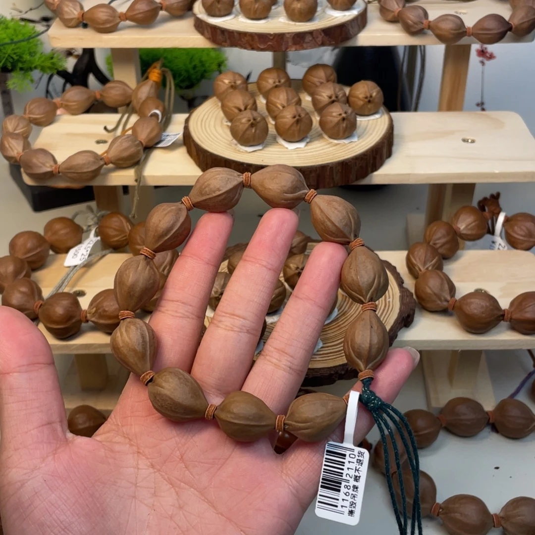 随***性橄榄核手串/手链16*23三面佛
