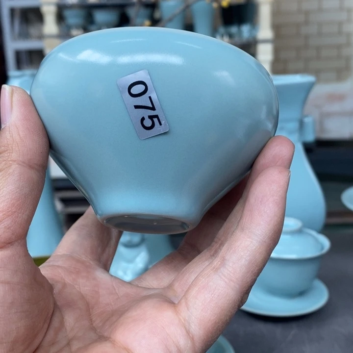 摆件无**一抱朴汝瓷仿古微瑕