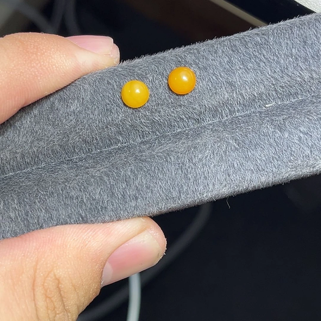 蜜蜡未镶嵌裸石裸石圆5.8