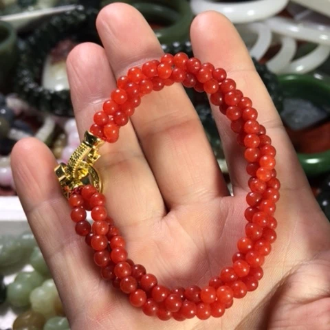 未镶嵌手链南红玛瑙手串手链现货