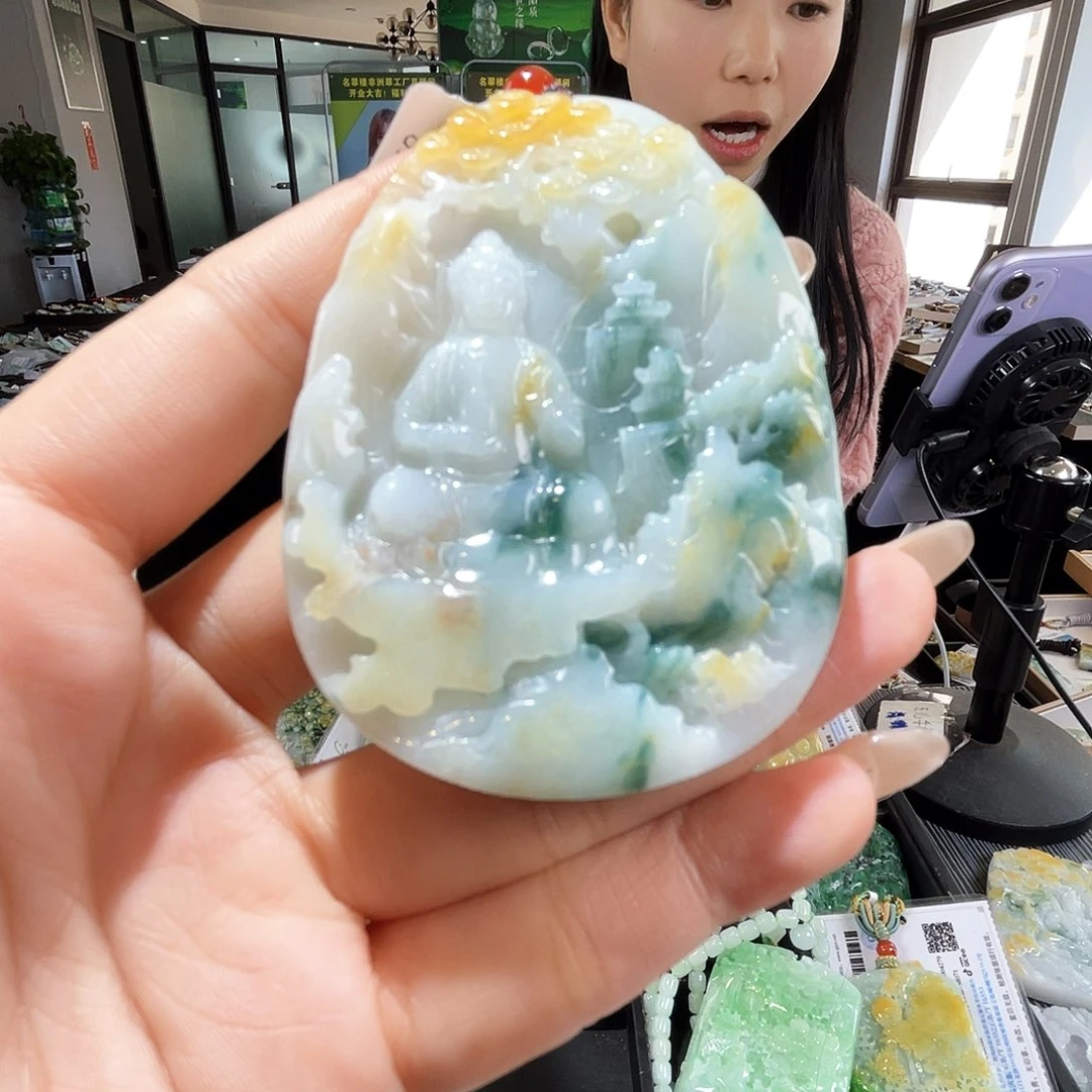 颈饰未镶嵌翡翠一