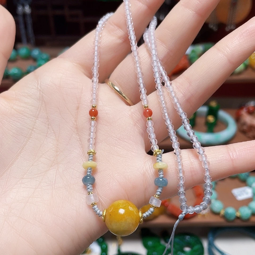 翡翠未镶嵌手链饰品