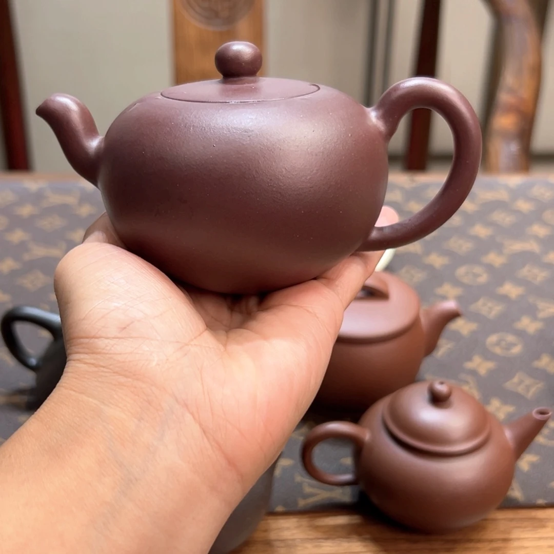 紫砂茶壶原矿紫泥