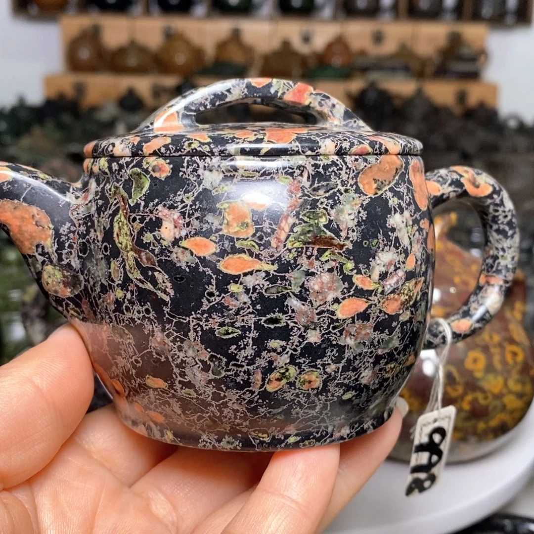 梅花玉高品缠丝料汉瓦壶200cc