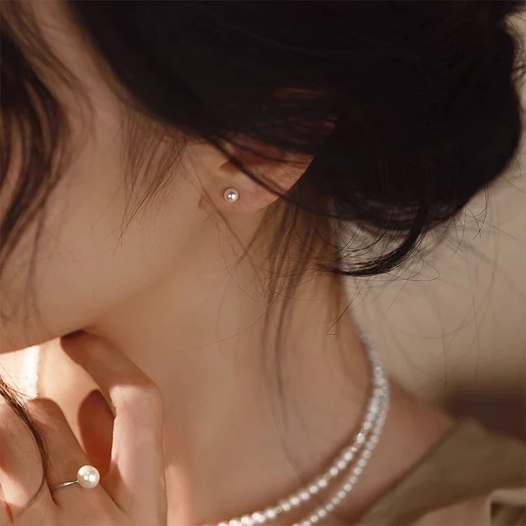 铜合金耳饰 5mm耳钉