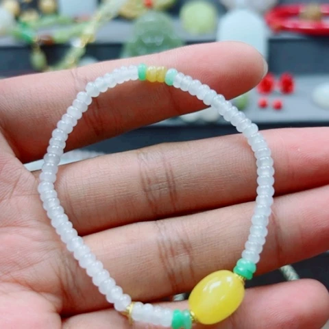 未镶嵌手链翡翠多样性