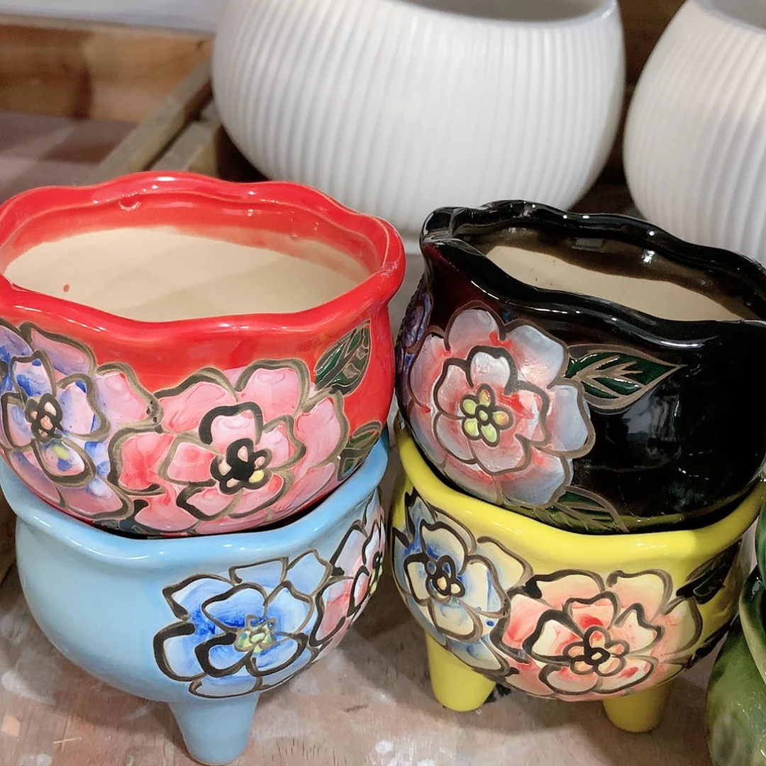 陶瓷陶瓷多肉花盆特价