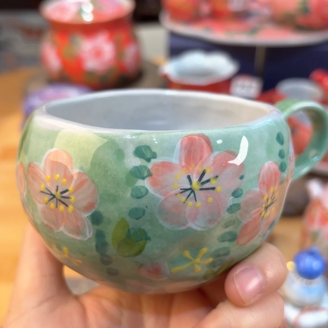 景德镇手绘高温釉下彩陶瓷茶具