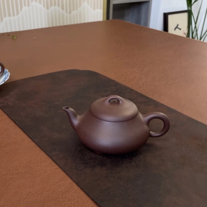 茶壶紫砂汉棠石瓢老紫泥紫砂壶
