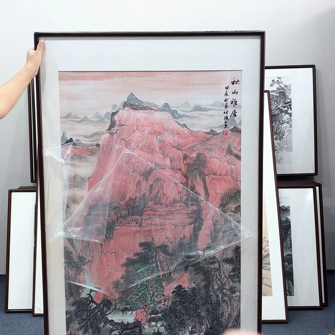 国画手绘作品160×80尺寸