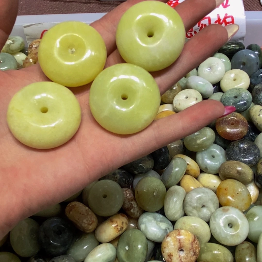 蛇纹石玉未镶嵌颈饰117