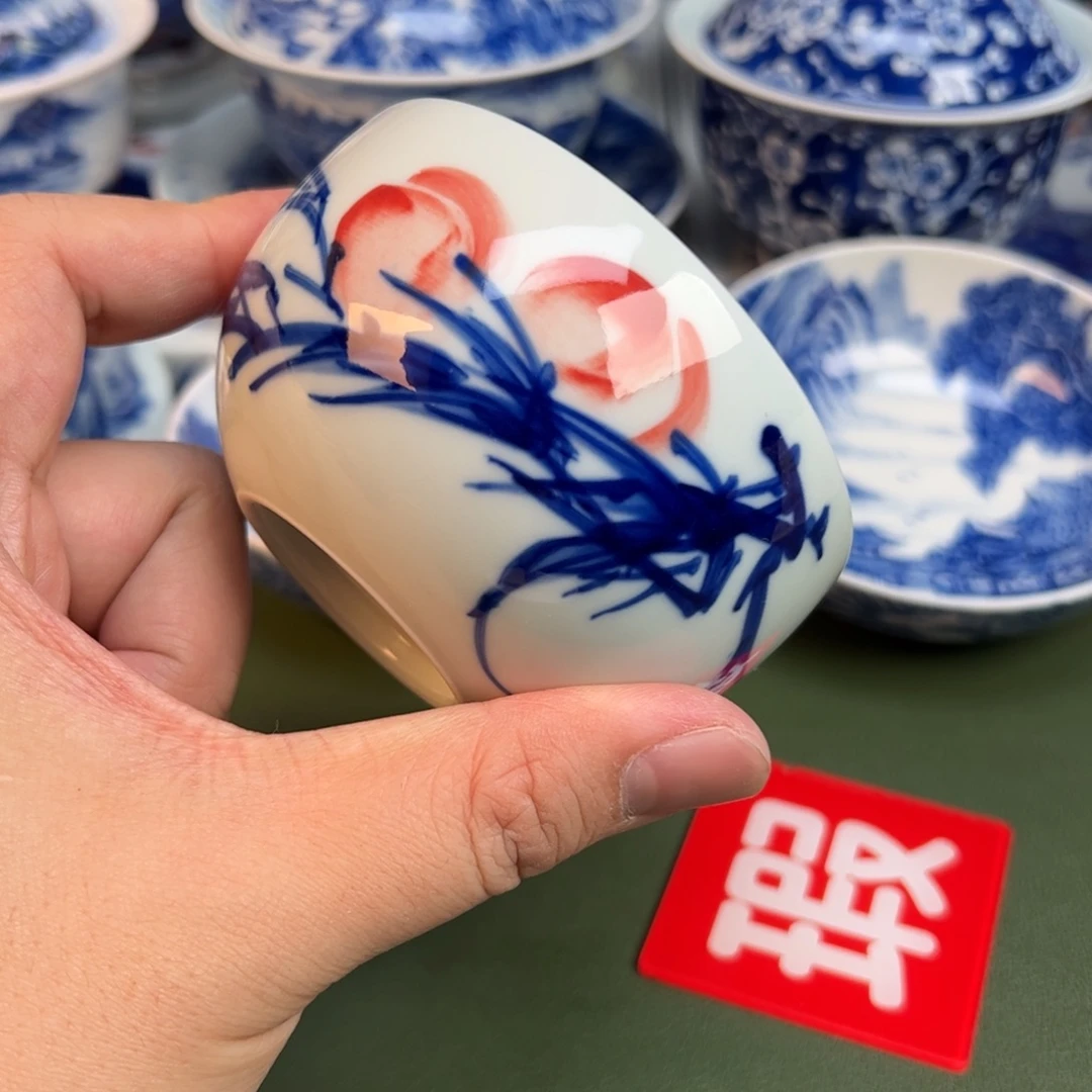 陶瓷抖音闪购纯手工手绘180