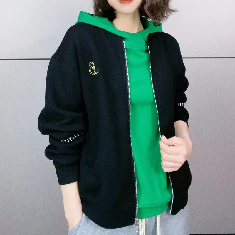 高含棉设计感棒球服外套女2025年春秋新款小个子时尚洋气减龄上衣