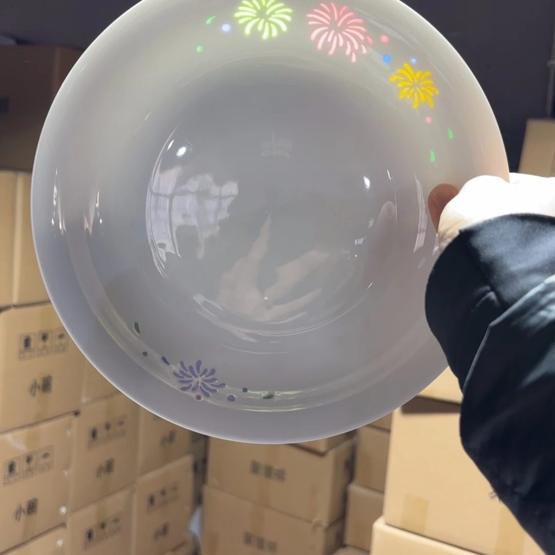 瓷碗景德镇陶瓷两只微瑕