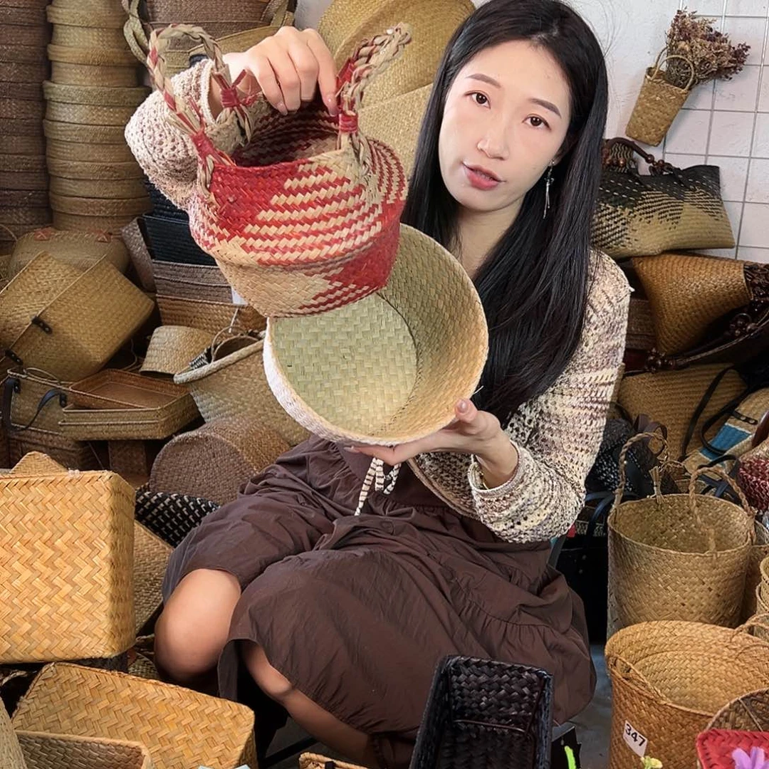 草编草编包/草编收纳盒微瑕疵