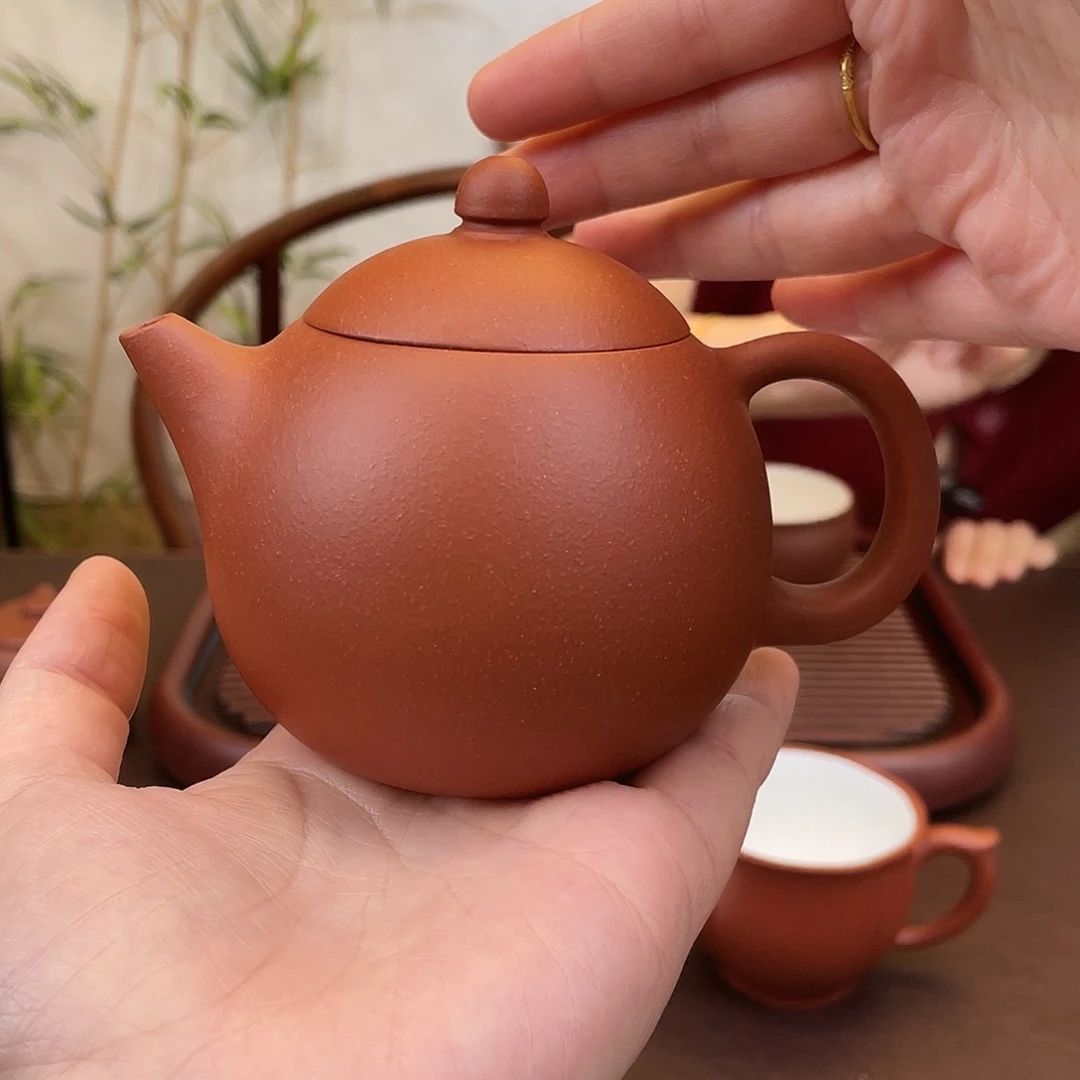 茶壶紫砂清水泥龙蛋245cc