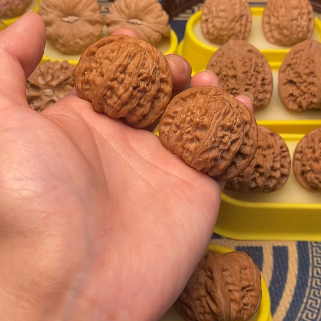 把件文玩核桃41白狮子