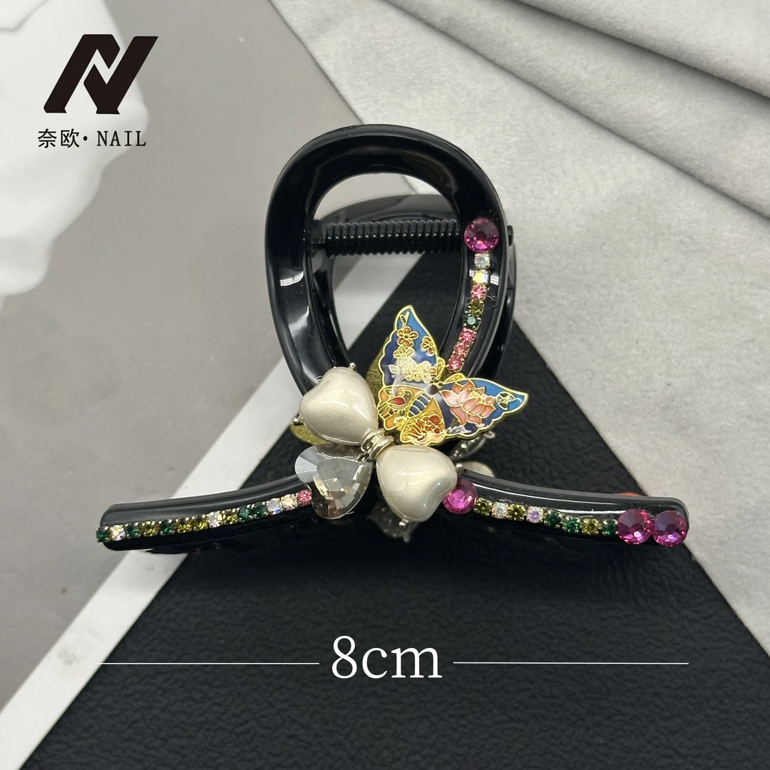 【NAIL·奈欧】设计师系列7787手工款重工轻奢抓夹