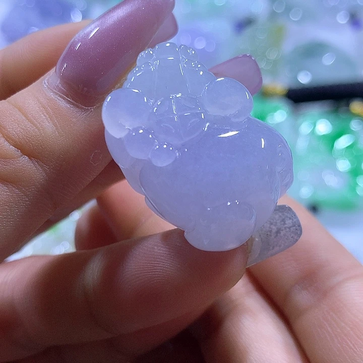 翡翠未镶嵌颈饰天然翡翠A货吊坠