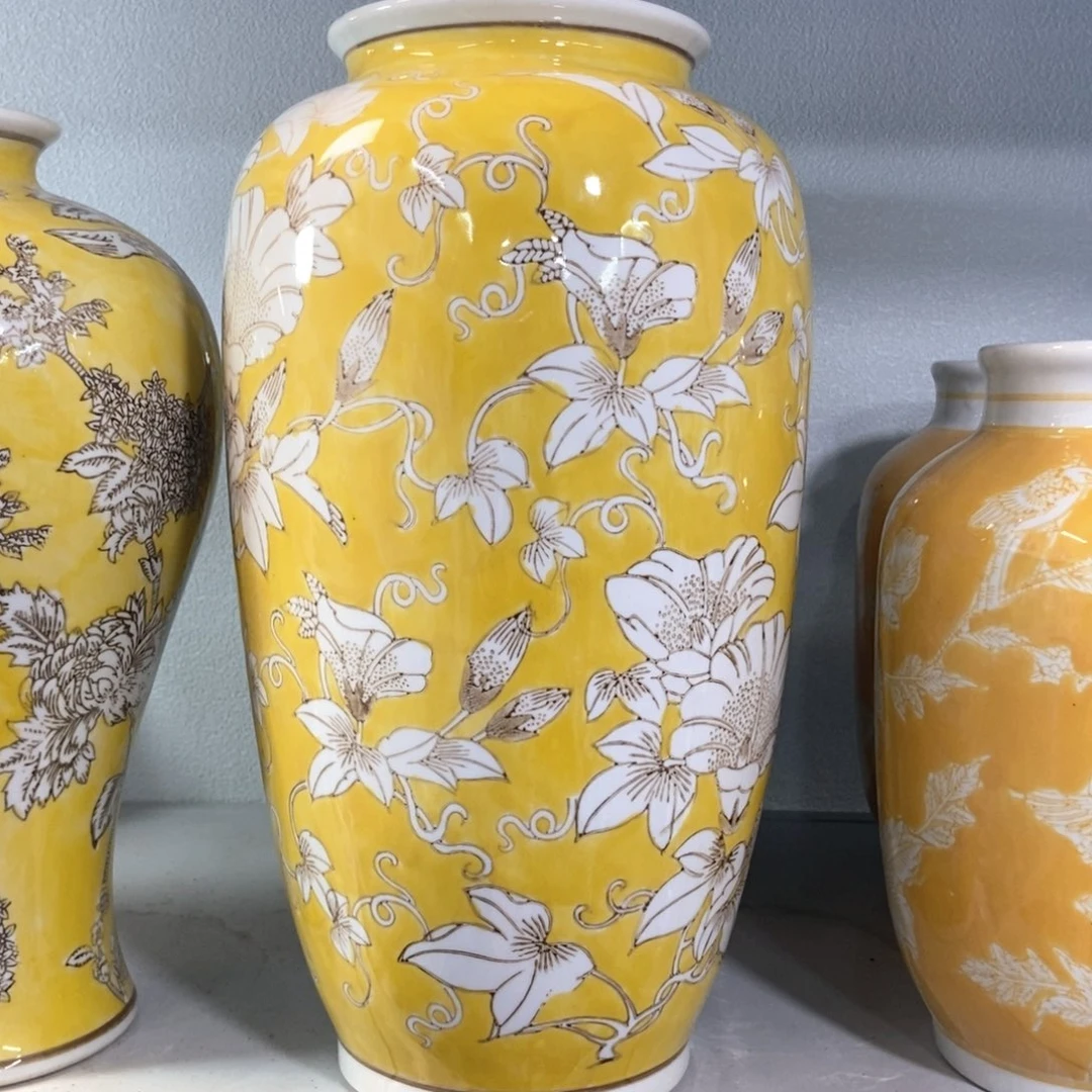 摆件拾*轻微矿点手绘釉下彩