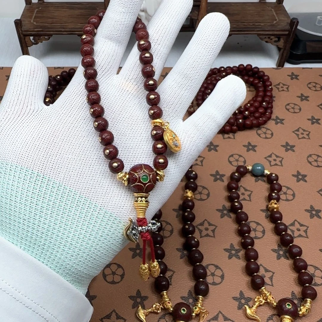 远***@凤眼菩提吊坠凤眼金钉手持8.2加配