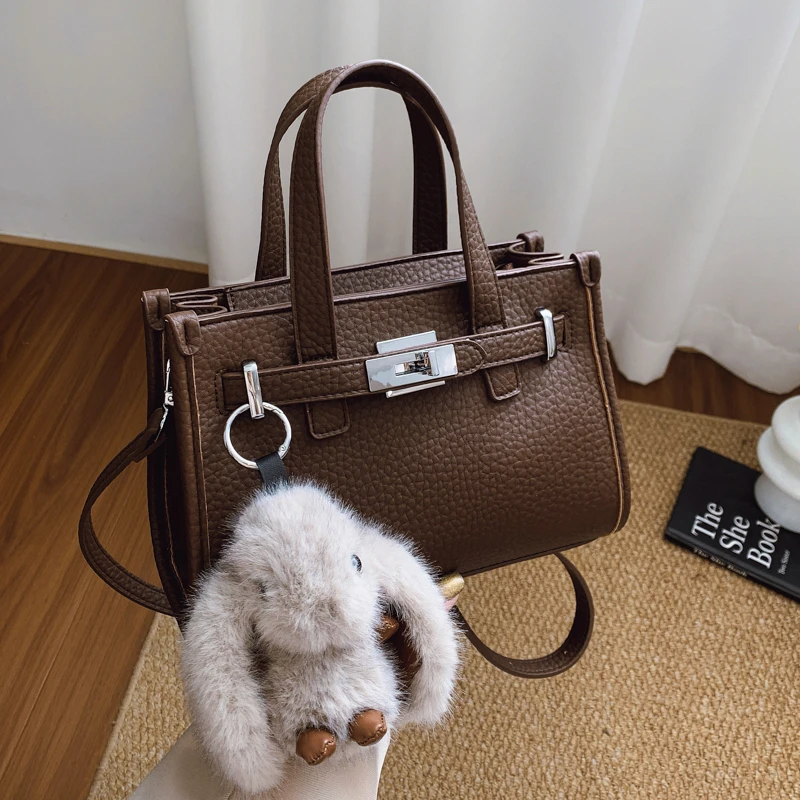 超火小包包女式2025新款小众复古手提铂金包高级感百搭单肩斜挎包