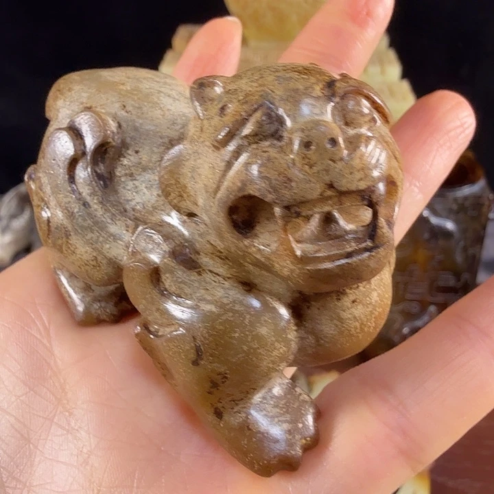 f***n和田玉未镶嵌挂件