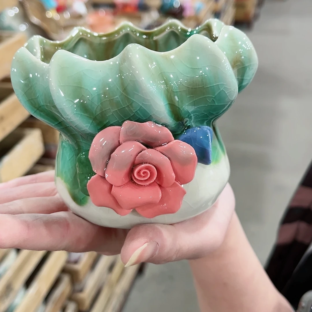 【闪购商品】陶瓷福利品凑满10元发货陶瓷花盆