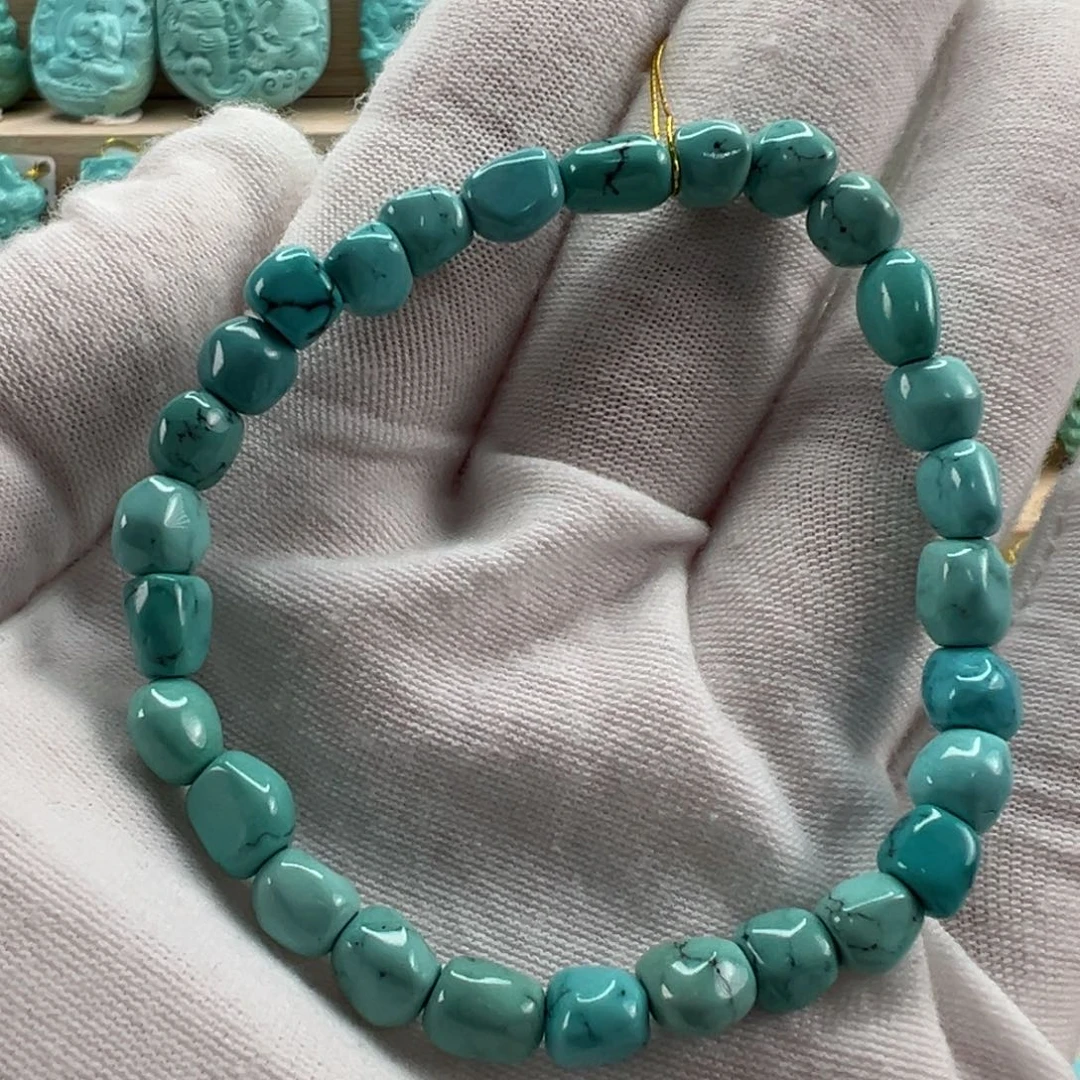 未镶嵌绿松石配饰6mm